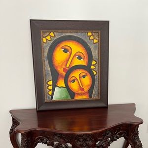 Painting with frame great condition